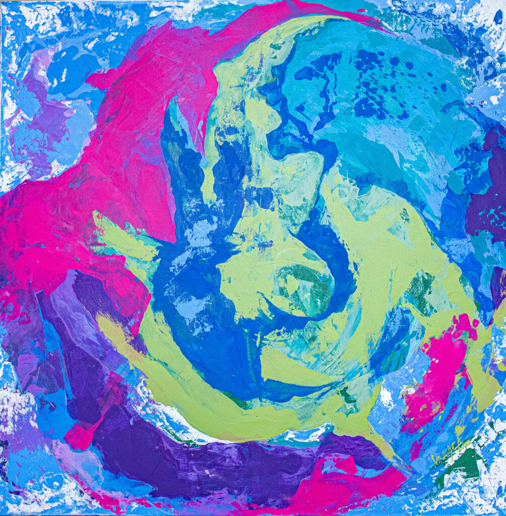 36"x36" Acrilic on canvas 10